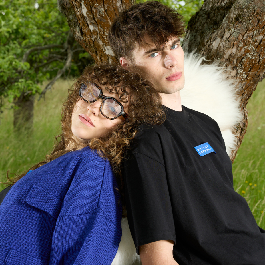 Woolee Capsule organic cotton t-shirt black