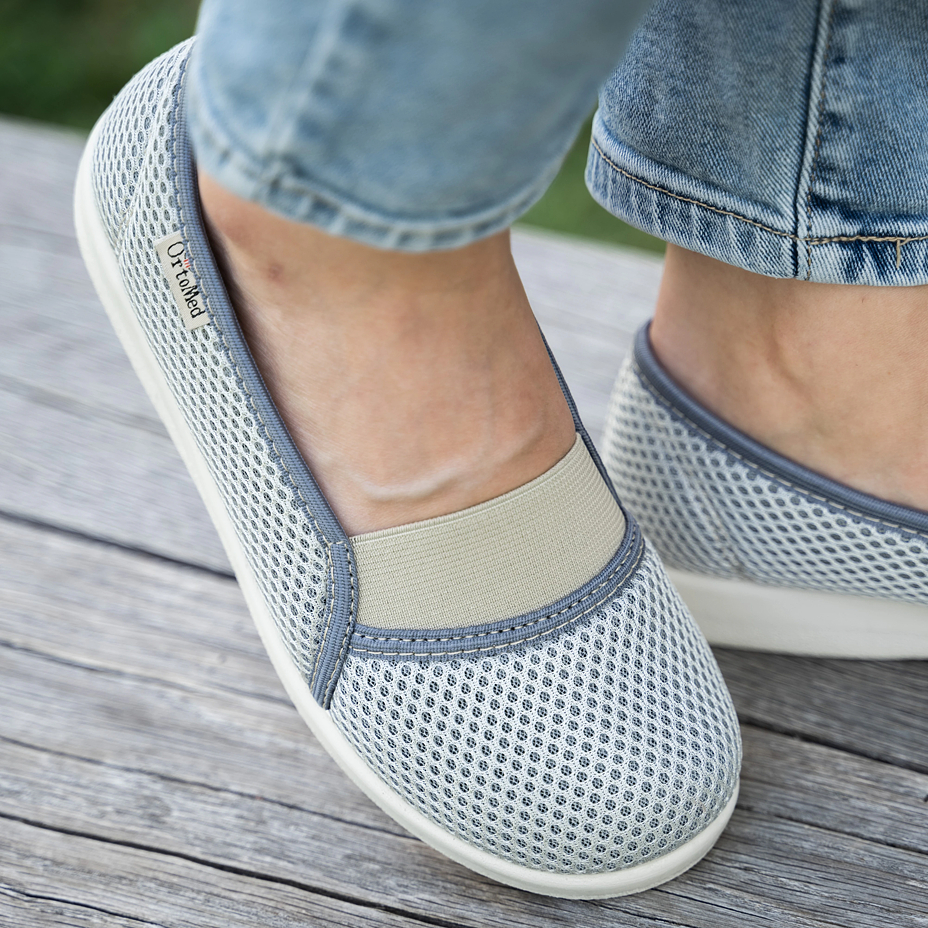 Women's Comfort Ballerina Pumps Grey