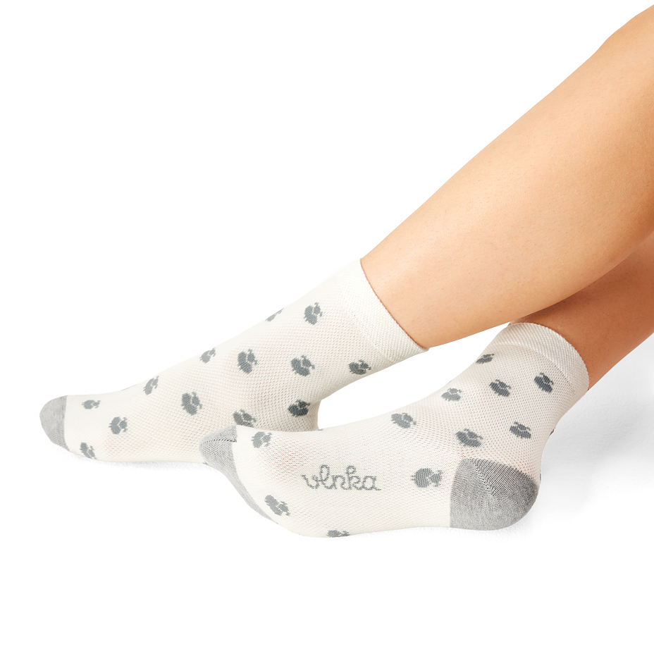 Merino Summer Socks Grey Sheep