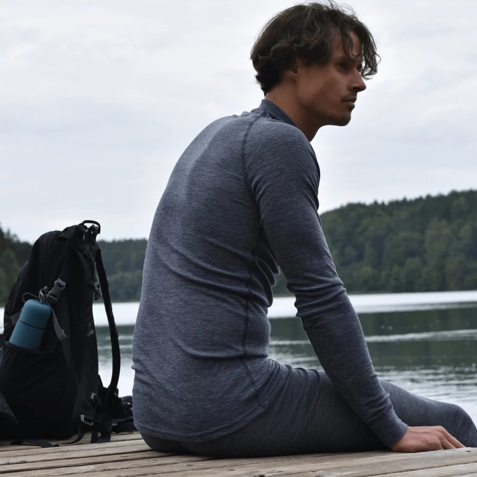 Men's functional T-shirt Merino ACTIVE Thermowave gray