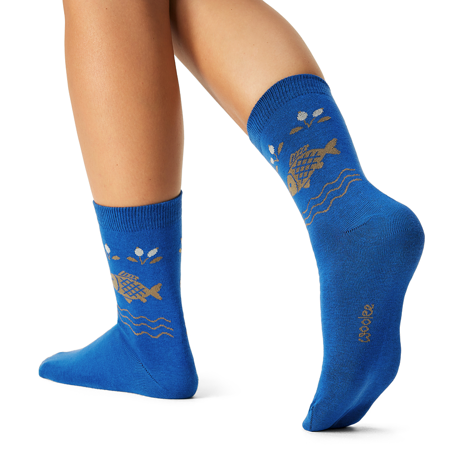 Christmas cotton socks carp