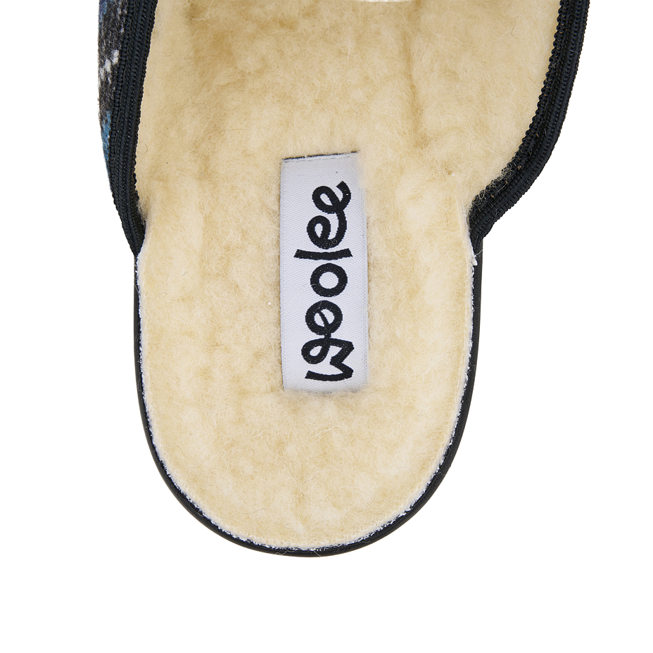 Two-pack of men's comfort slippers with Merino sheep wool