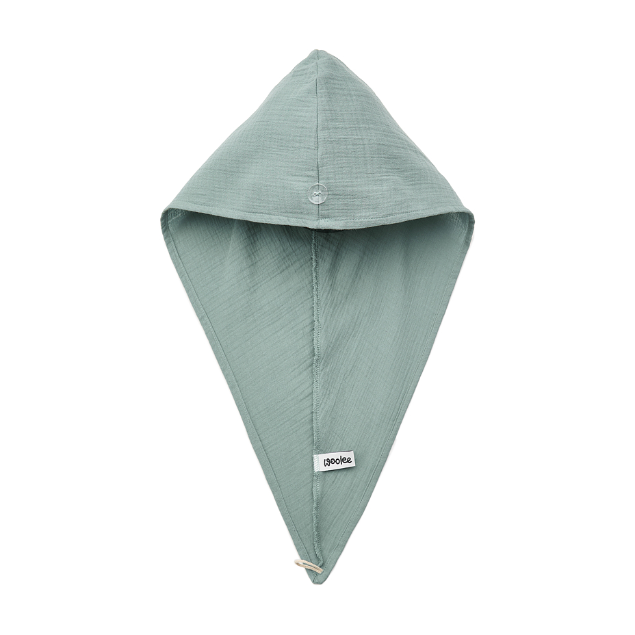 Muslin hair turban green