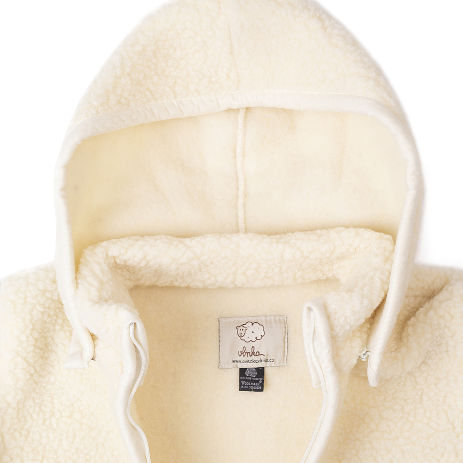 2-in-1 Wool Jacket Natural