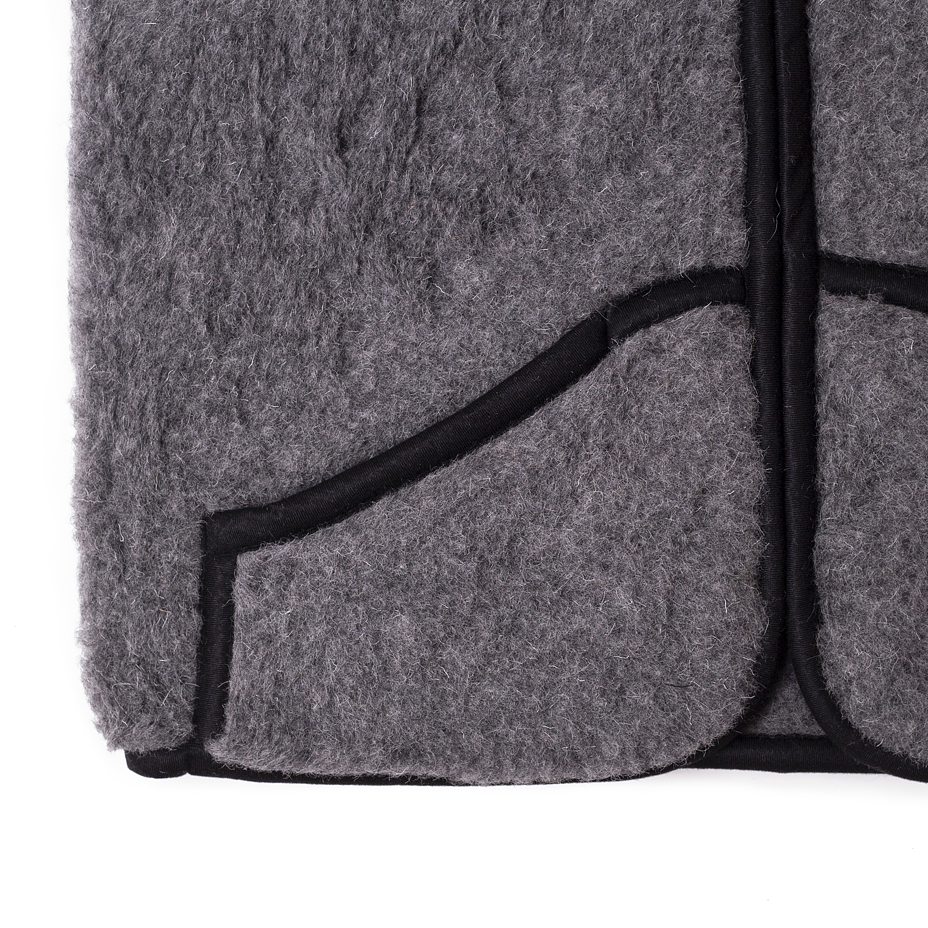 Wool Vest Dark Grey