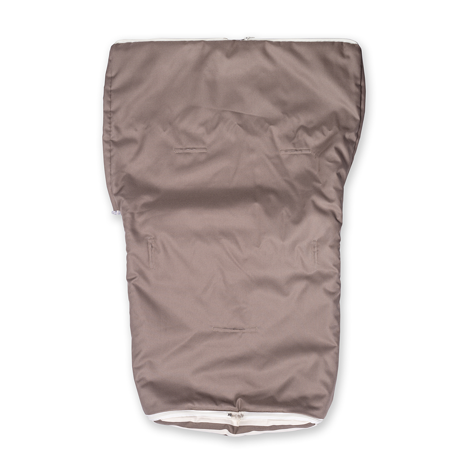 Footmuff with Wool Lining Stripes