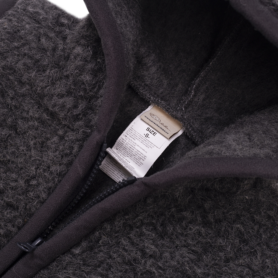 Kids’ Wool Hooded Vest Dark Grey