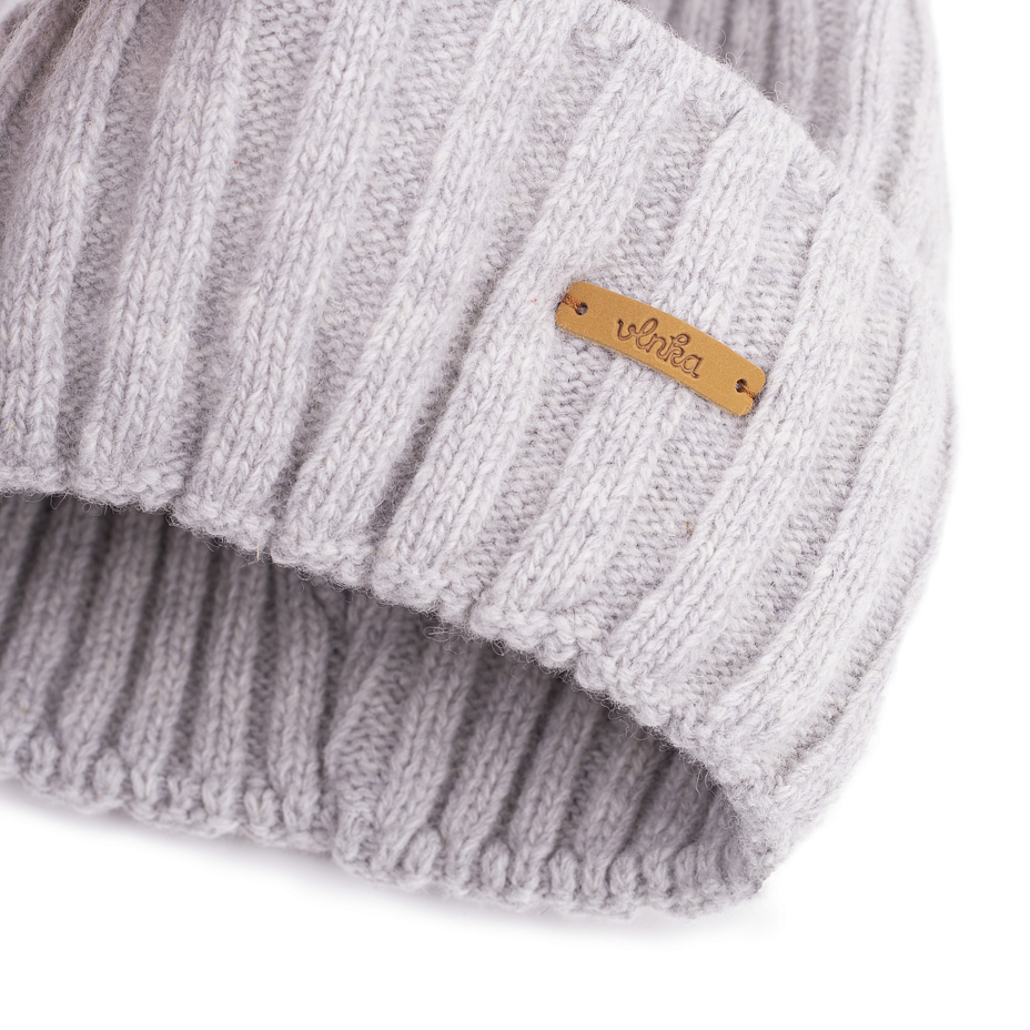 Vlnka Woolly Hat V04 Light Grey