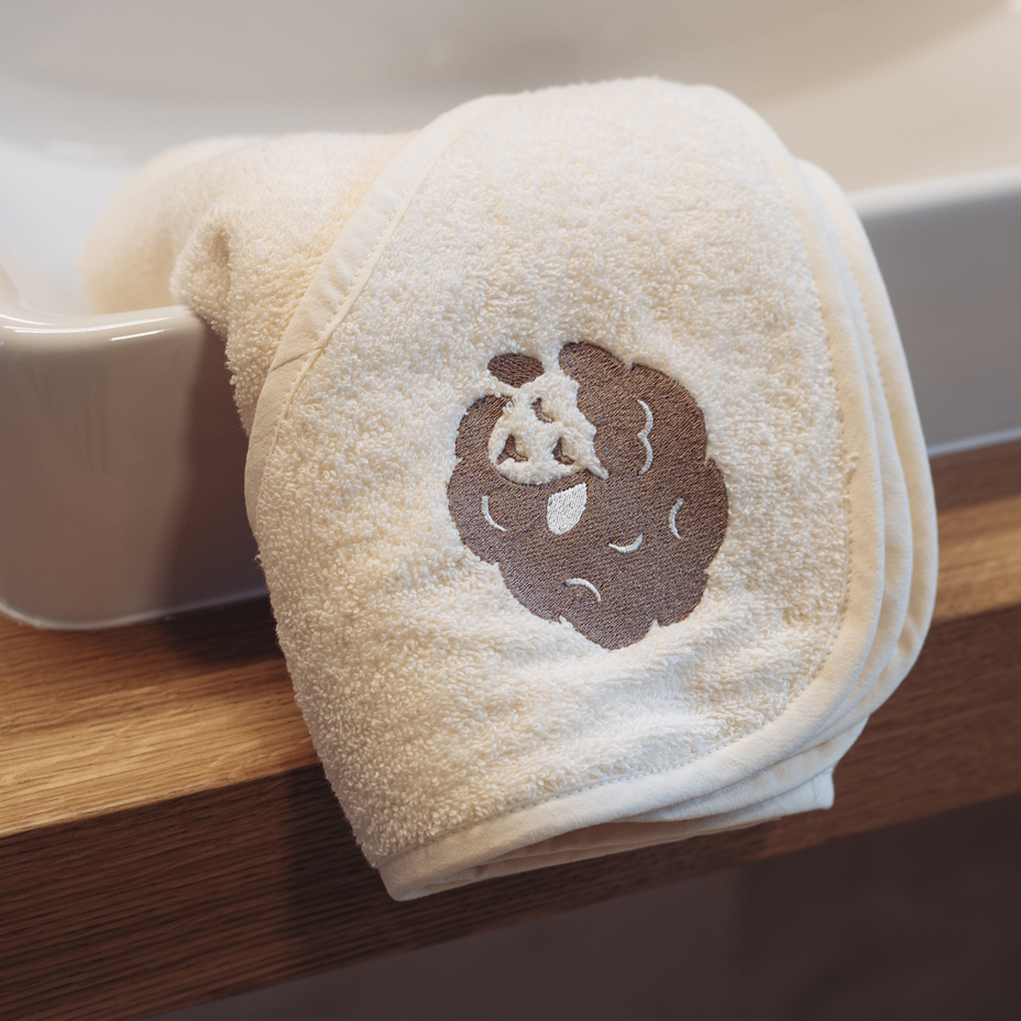 Hooded Baby Towel Natural