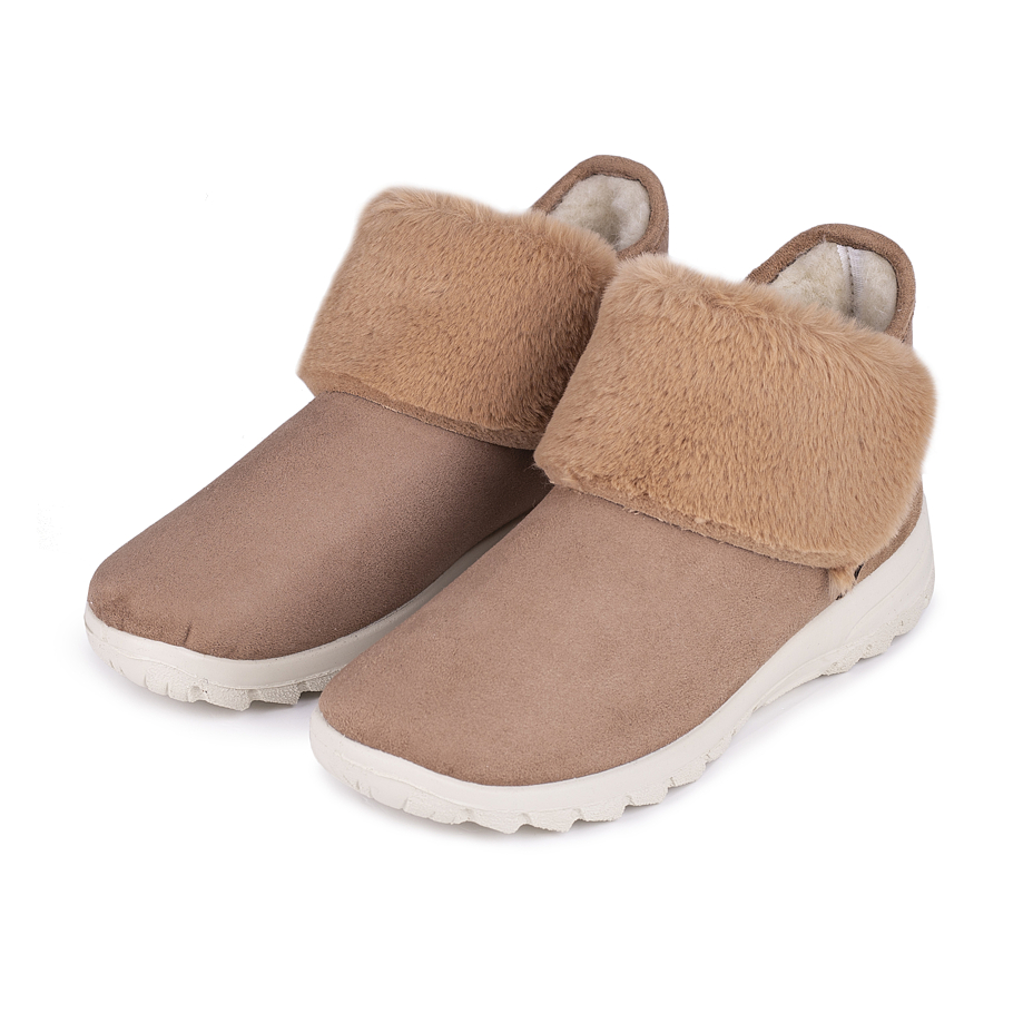 Women's Bara Winter Ankle boots with Wool Lining Light Brown