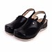 Women's leather sandals for bunions Livia Black