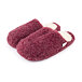 Wool TV slippers Red