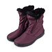 Women's Zippered Snow Boots Red