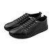 Women's elastic leather sneakers Radana black