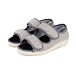 Breathable bandage shoes gray