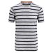 Men's T-shirt Merino Blend Wave SS Tee Stripe Icebreaker Metro