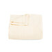 Cotton waffle throw blanket cream