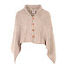 Wool Poncho Brown