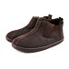Men’s Pavel Leather Slippers with Wool Lining Brown