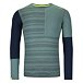 Men’s Ortovox 185 Rock'n'Wool Long Sleeve Merino Top Arctic Grey