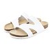 Women's anatomical cork slip-on shoes Lola white model 2024