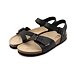 Women's anatomical cork sandals Jindra black model 2024