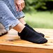 Cotton Ankle Socks Black