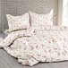 Cotton Bedding Floral Rose White