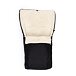 Footmuff with Wool Lining Black
