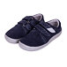 Kids’ barefoot leather velcro sneakers Beda Blue