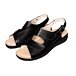 Women’s Sona Leather Sandals for Feet with Bunions Black