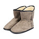 Slipper Boots with Wool Lining Grey