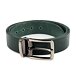 Leather belt green