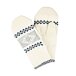   Wool Mittens with Snowflake White