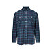Men's flannel shirt, checkered blue