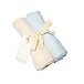 Baby muslin swaddle blankets 2 pcs blue/natural