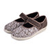 Women's Bandage Mary Jane Shoes Brown Blossom