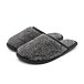 Wool Slippers Dark Grey