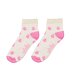 Kids’ Merino Summer Ankle Socks Pink Sheep