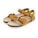 Women's anatomical cork sandals Jindra beige