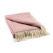 Sheep Wool Wrap Herringbone Pink