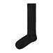 Knee-high Merino Sheep Wool Socks with Orthopedic Hem Black
