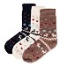 3 pairs of socks Merino sheep wool reindeer love