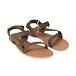 Leather barefoot sandals Be Lenka Flexi olive