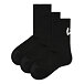 3 pairs of soft-footfall cotton socks black