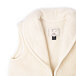 Wool Vest with Collar Natural