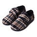 Women's Non-Slip Velcro Slippers Plaid