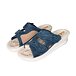Women's gel insole slippers for bunions Milada Blue