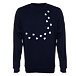 Woolvilli Cotton Sweatshirt Navy