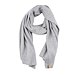 Vlnka Wool Scarf with Cashmere B07 Light Grey